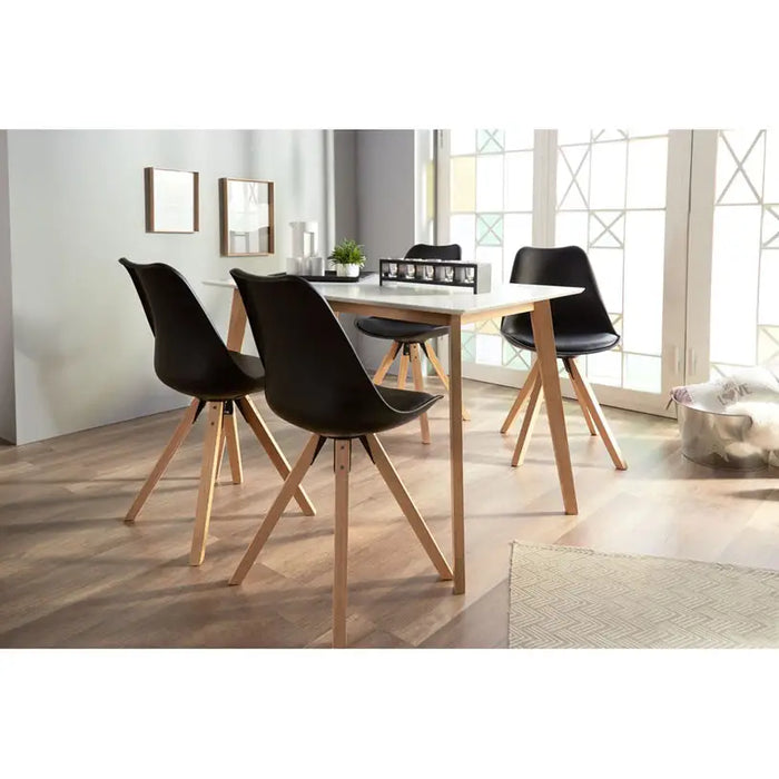 DINING CHAIR DIMKA BLACK - Трапезни столове<<<Мебели и обков<<<Мебели и интериор<<<Praktiker&&&Трапезни