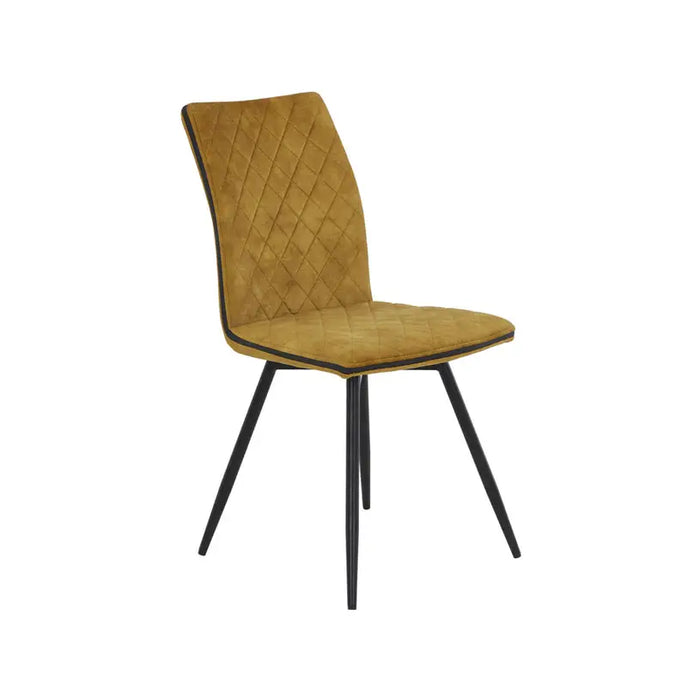 DINING CHAIR LAURA GOLD - Трапезни столове<<<Мебели и обков<<<Мебели и интериор<<<Praktiker&&&Трапезни