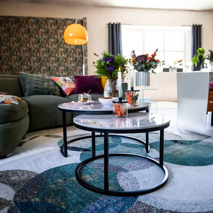DINING TABLE WITH STONE SET OF 2. GRAY - Маси<<<Кухненски мебели<<<Кухня<<<Praktiker&&&Маси<<<Мебели и обков<<<Мебели и