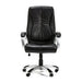 Director’s chair Hugo genuine leather black - Офис столове<<<За офиса<<<ZoraSite