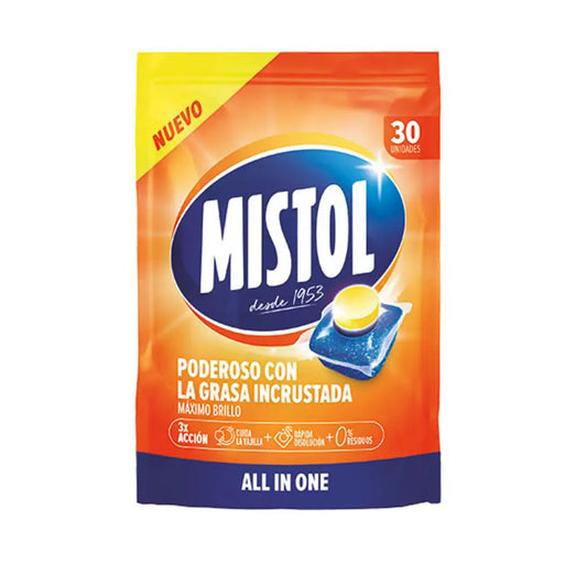 Dishwasher lozenges Mistol (30 Units) - Почистване Прахосмукачки И Гладене<<<Дом Градина<<<BigBuy&&&Други продукти за