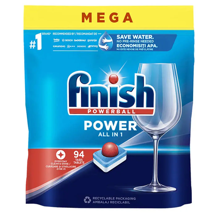 DISHWASHER TABLETS ALL IN 1 MAX 94 PCS FINISH - Почистващи препарати<<<Домашни потреби<<<Кухня<<<Praktiker