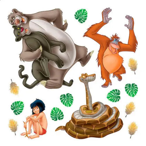 DISNEY STICKER 30X30 CM./1 JUNGLE BOOK PART - Стикери<<<Декорации<<<Мебели и интериор<<<Praktiker