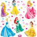 DISNEY STICKER 30X30 CM./1 PIECE PRINCESS - Стикери<<<Декорации<<<Мебели и интериор<<<Praktiker