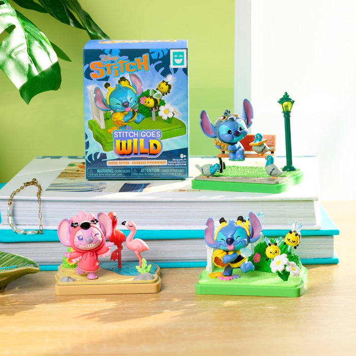 STITCH Stitch Goes Wild Diorama Figure
