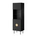 Display case PALAZZO 60x42x190 black + oak craft - Wooden shelvesRGA-DRE<<<ShelvesRGA<<<ActionPL