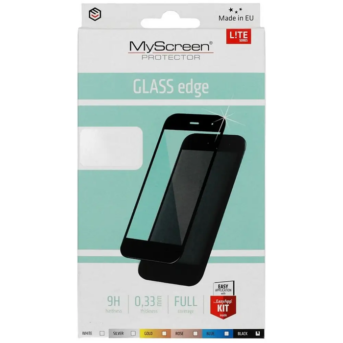 Display protector MY SCREEN Lite glass Edge Full for Xiaomi Mi 10T black - Аксесоари за