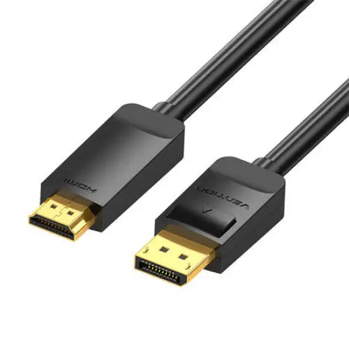DisplayPort 1.2 to HDMI 1.4 Cable Vention HAGBH 2m 4K 30Hz (Black) - Video cables<<<Cables<<<IT