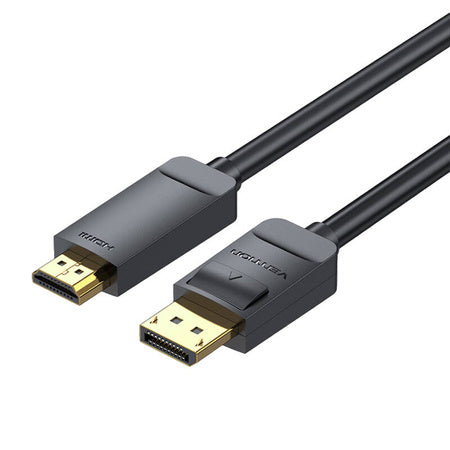 DisplayPort 1.2 to HDMI 1.4 Cable Vention HAGBH 2m 4K 30Hz (Black) - Video cables<<<Cables<<<IT