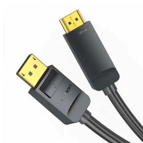 DisplayPort 1.2 to HDMI 1.4 Cable Vention HAGBI 3m 4K 30Hz (Black) - Video cables<<<Cables<<<IT