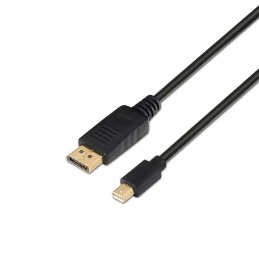 DisplayPort Cable Aisens A124-0132 Black 3 m - Компютър Кабели и адаптери<<<Компютри| Електроника<<<BigBuy&&&Кабели