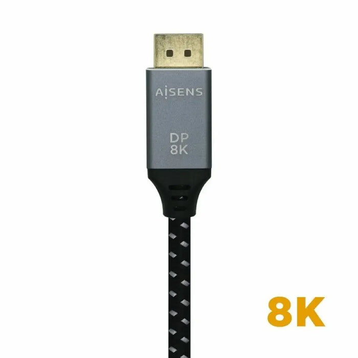 DisplayPort Cable Aisens A149-0435 Black Black/Grey 1 m - Компютър Кабели и адаптери<<<Компютри|