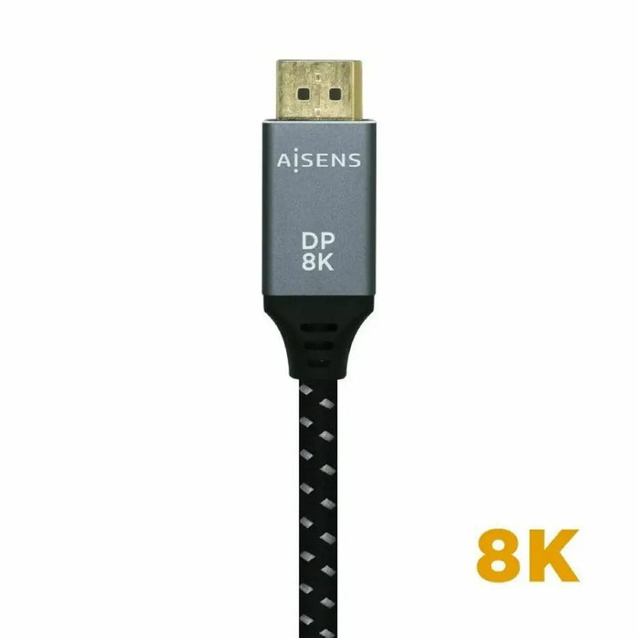 DisplayPort Cable Aisens A149-0436 Black Black/Grey 1,5 m - Компютър Кабели и адаптери<<<Компютри|