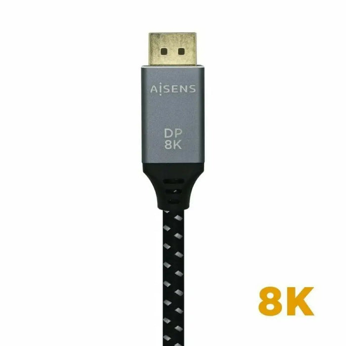 DisplayPort Cable Aisens A149-0436 Black Black/Grey 1,5 m - Компютър Кабели и адаптери<<<Компютри|