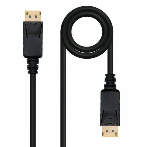 DisplayPort Cable NANOCABLE 10.15.2302 2 m Black - Електроника Телевизори<<<Компютри| Електроника<<<BigBuy&&&Аудио и
