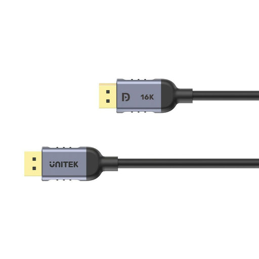 DisplayPort Cable Unitek C1628GY01-5M Black Grey 5 m - Кабели DisplayPort<<<Компютър Кабели и адаптери<<<Компютри|