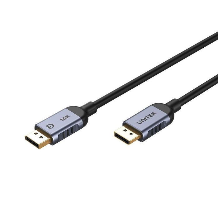 DisplayPort Cable Unitek C1628GY01-5M Black Grey 5 m - Кабели DisplayPort<<<Компютър Кабели и адаптери<<<Компютри|