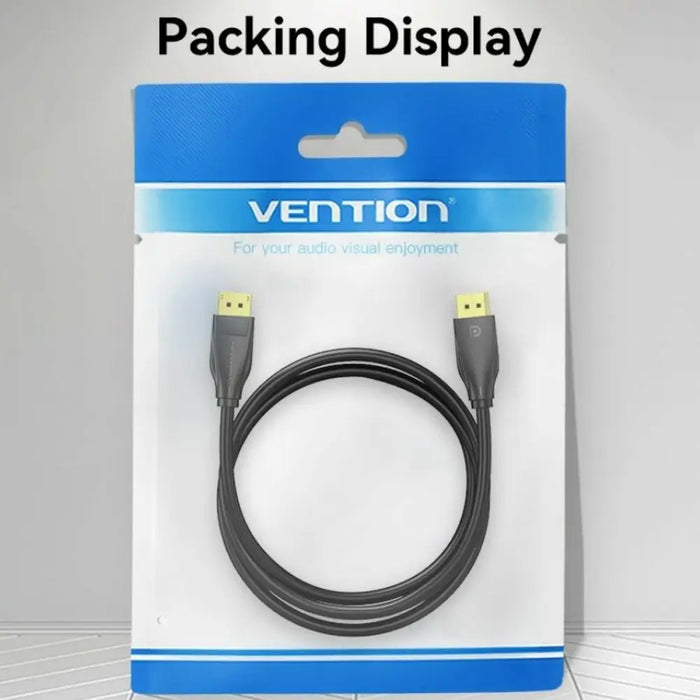 DisplayPort Cable Vention HCDBF Black 1 m - Компютър Кабели и адаптери<<<Компютри| Електроника<<<BigBuy&&&Кабели