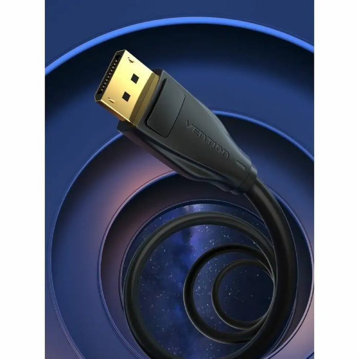 DisplayPort Cable Vention HCDBF Black 1 m - Компютър Кабели и адаптери<<<Компютри| Електроника<<<BigBuy&&&Кабели