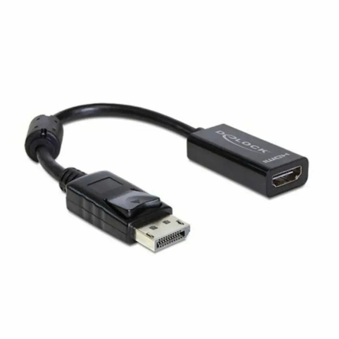DisplayPort to HDMI Adapter DELOCK Adaptador DisplayPort > HDMI 13 cm Black - Аудио и Видео Кабели<<<Електроника