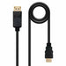 DisplayPort to HDMI Adapter NANOCABLE 10.15.4302 Black 2 m - Електроника Телевизори<<<Компютри|