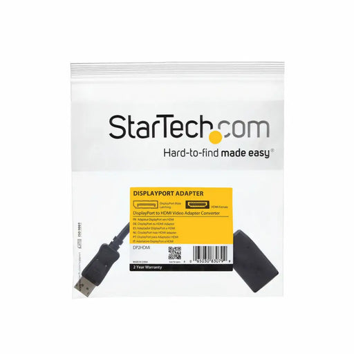 DisplayPort to HDMI Adapter Startech DP2HDMI Black - Електроника Телевизори<<<Компютри| Електроника<<<BigBuy&&&Аудио и