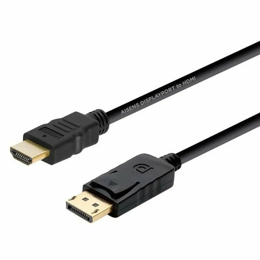 DisplayPort to HDMI Cable Aisens A125-0364 Black 2 m - Компютър Кабели и адаптери<<<Компютри|