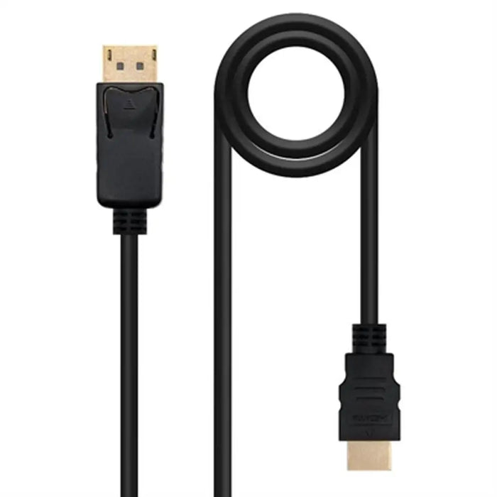 DisplayPort to HDMI Cable NANOCABLE 10.15.4310 Black 10 m - Компютър Кабели и адаптери<<<Компютри|