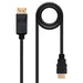 DisplayPort to HDMI Cable NANOCABLE 10.15.4310 Black 10 m - Компютър Кабели и адаптери<<<Компютри|