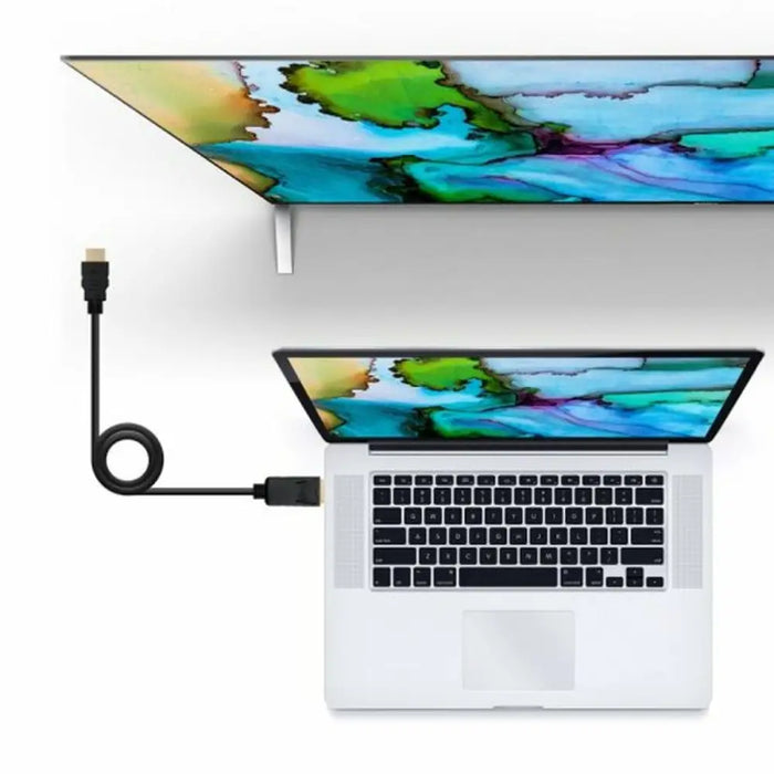 DisplayPort to HDMI Cable NANOCABLE 10.15.4310 Black 10 m - Компютър Кабели и адаптери<<<Компютри|