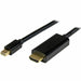 DisplayPort to HDMI Cable Startech MDP2HDMM1MB 4K Ultra HD Black 1 m - Компютър Кабели и адаптери<<<Компютри|