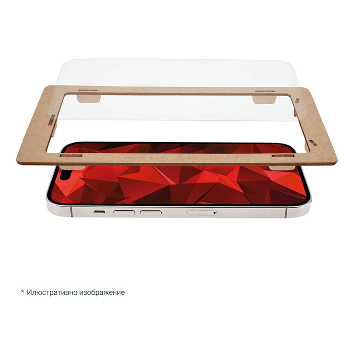 DISPLEX GLASS IPHONE 16 + SILI CS 02001
