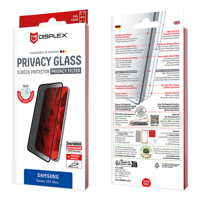 DISPLEX GLASS SAMSUNG S25 ULTRA PRIVACY