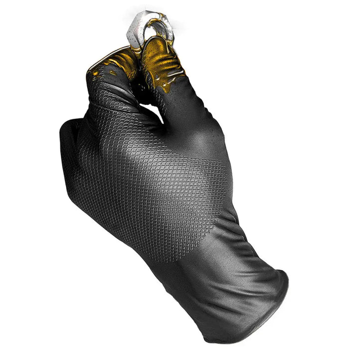 Disposable Gloves JUBA Black Powder-free Box (50 Units) - Почистване Прахосмукачки И Гладене<<<Дом