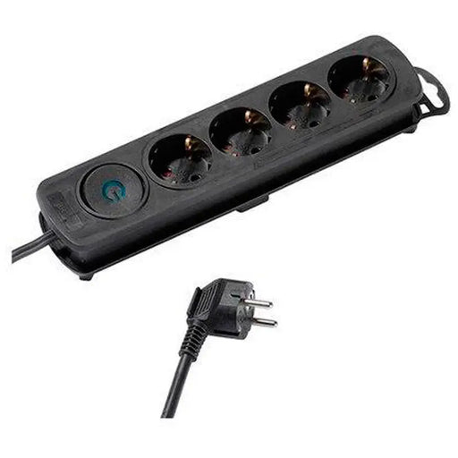 DISTRIBUTOR WITH CABLE VIVANCO 4 GN. WITH KEY 1.4M 37644 - Разклонители и