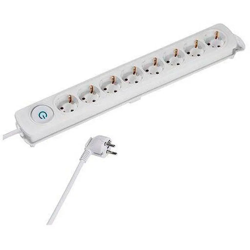 DISTRIBUTOR WITH CABLE VIVANCO 8 GN. WITH KEY 1.4M 37651 - Разклонители и