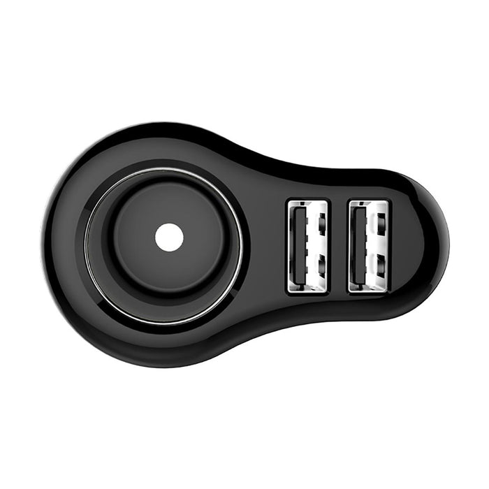 LIGHTER CHARGER WITH SOCKET AND 2 USB