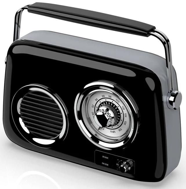 Portable radio DIVA RETRO BOX BT 8600