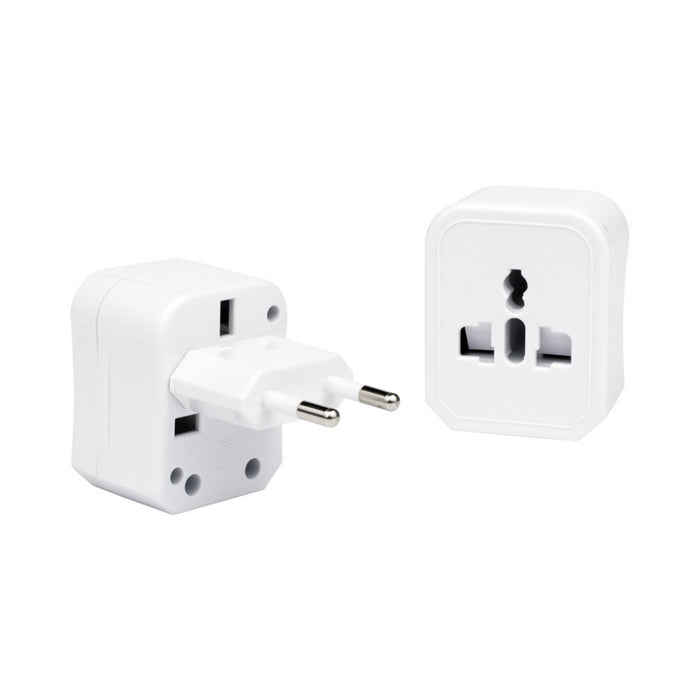 Adapter Diva Travel Adapter 3in1 White