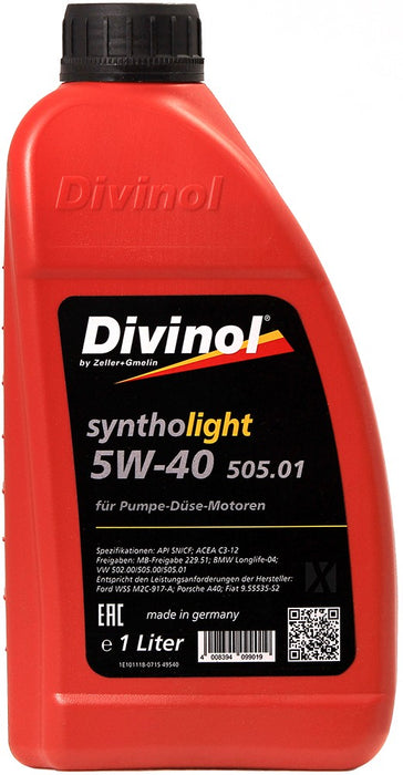 DIVINOL SINTHOLIGHT 505.01 5W-40 1L
