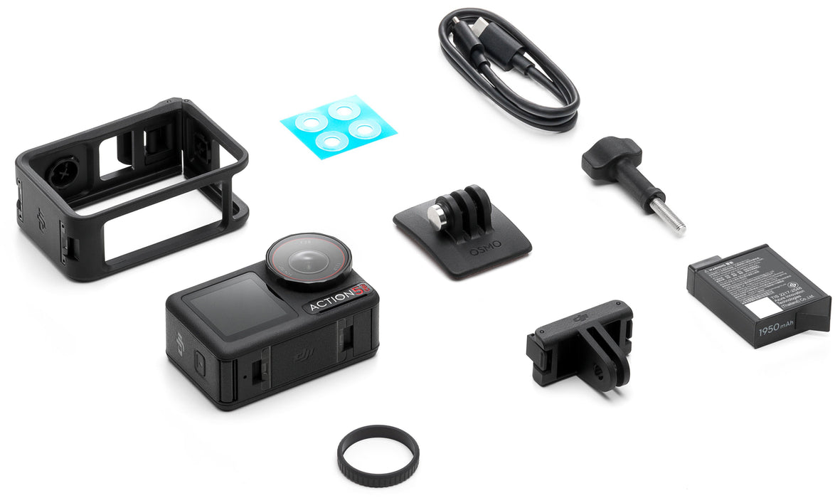 DJI Osmo Action 5 Pro Standard Combo Action Camera 12 MPx 4k 120fps Black EU (CP.OS.00000349.01)
