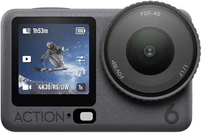 DJI Osmo Action 6 Adventure Combo Action Camera 40 MPx 4k 120fps Black EU (CP.OS.00000506.03)