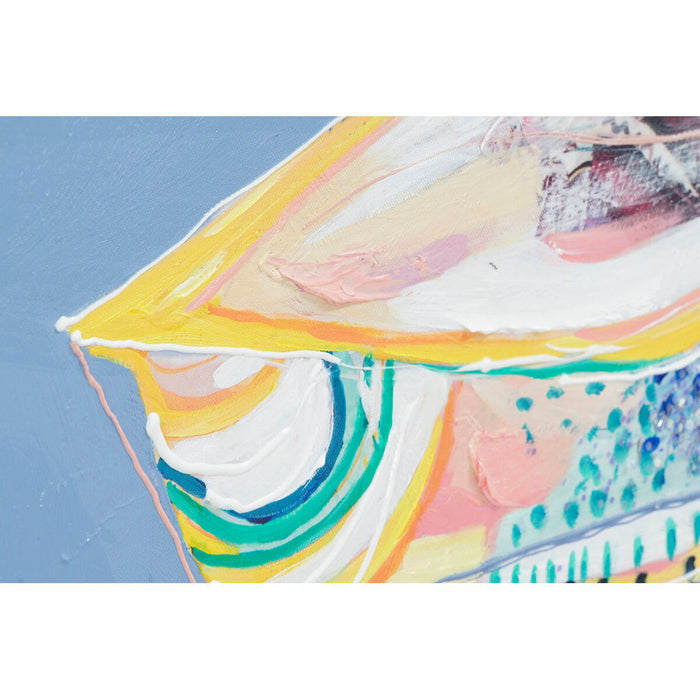 Canvas DKD Home Decor Pinewood Canvas 80 x 2,8 x 80 cm