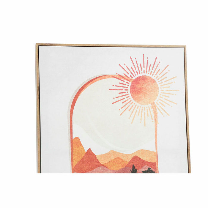 Canvas DKD Home Decor Canvas MDF Wood 50 x 3 x 70 cm