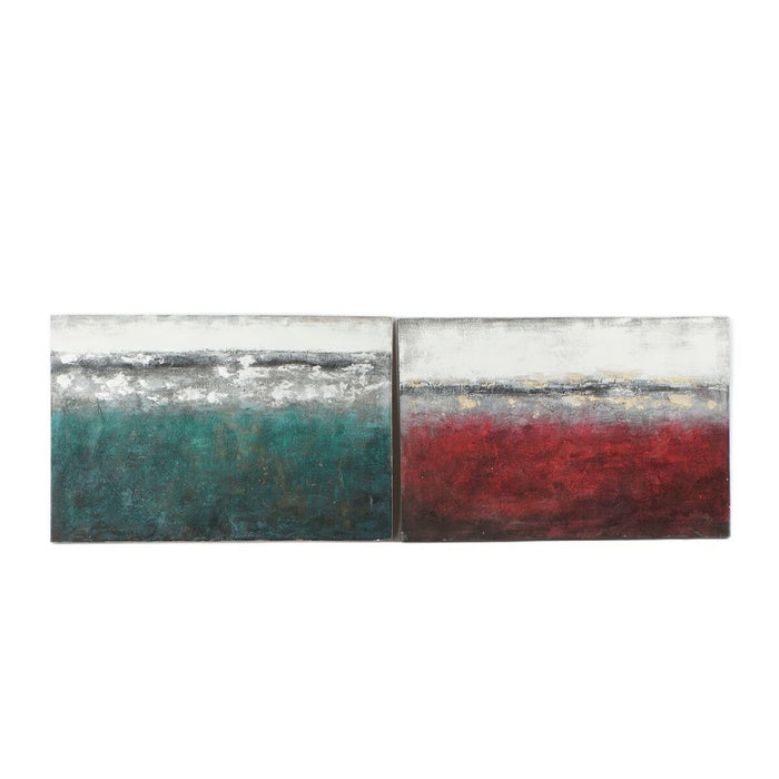 Canvas DKD Home Decor Pinewood Canvas 120 x 3,5 x 80 cm