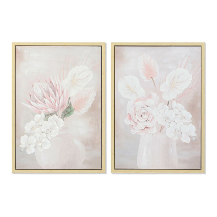 Canvas DKD Home Decor polystyrene Canvas 50 x 4 x 70 cm (2 Pieces)