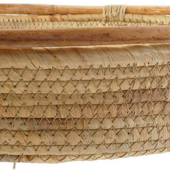 Centerpiece DKD Home Decor Brown Rushes 42 x 42 x 8 cm