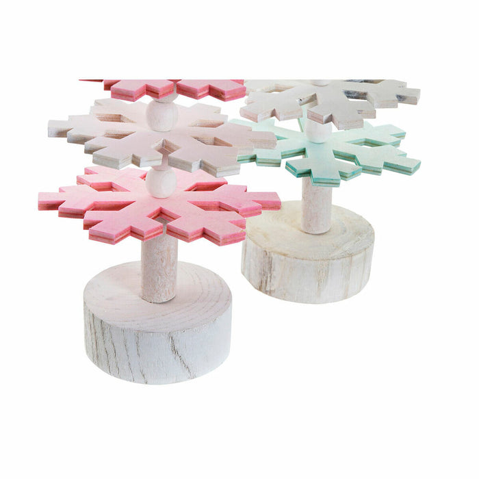 Christmas Tree DKD Home Decor MDF Wood (2 pcs) (11 x 11 x 41 cm)