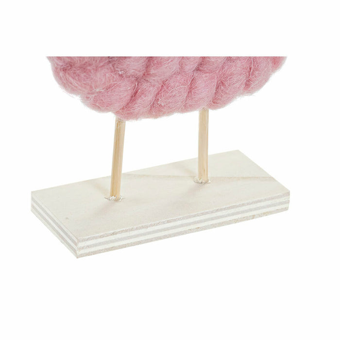 Christmas bauble DKD Home Decor Polyester Wood (2 pcs) (10 x 4 x 16 cm)