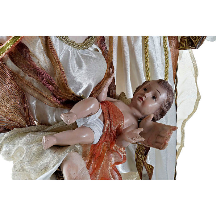 Christmas nativity set DKD Home Decor White Golden 48 x 28 x 90 cm Plastic